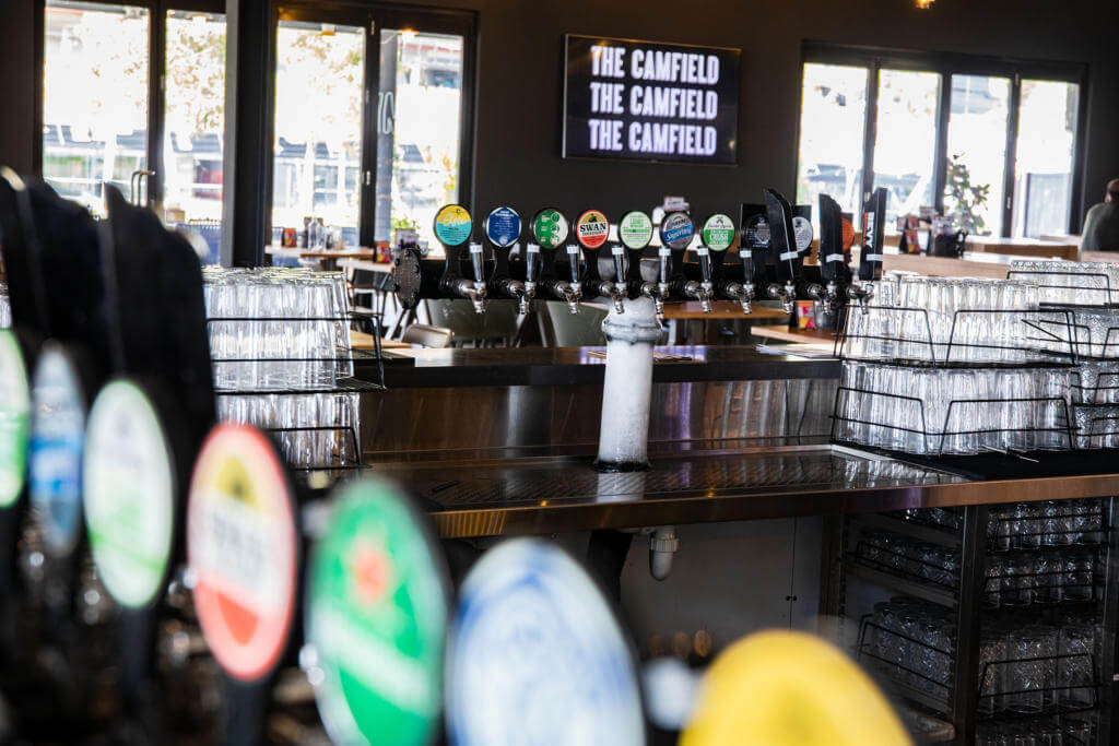 The Camfield, Perth Bars, Mega Pub, Beer Tap
