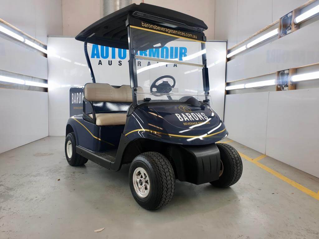 Barons beer golf caddy