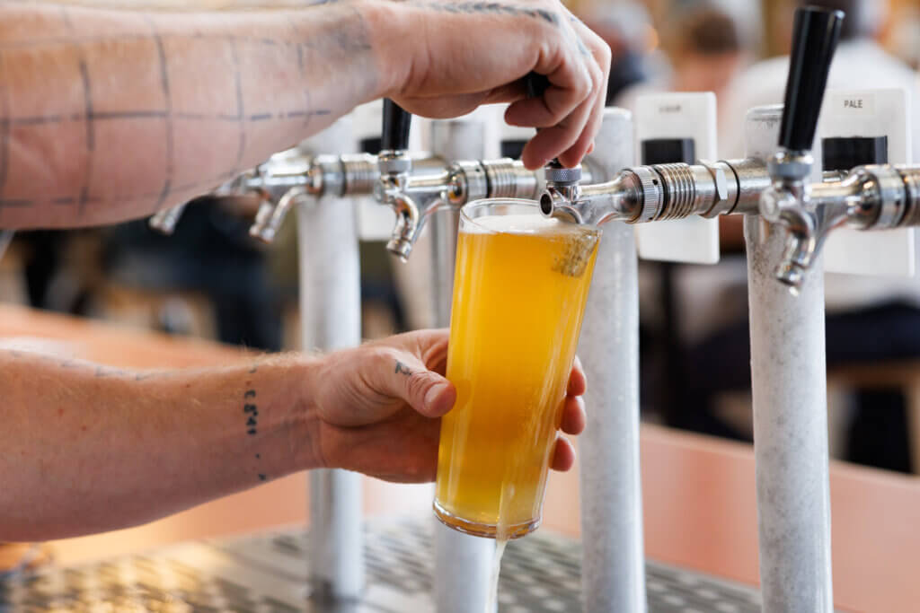 Barons Beverage services beer taps